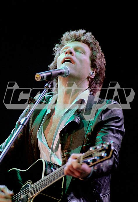 Jon Bon Jovi Performing At Songs Vision At Wembley Stadium London On