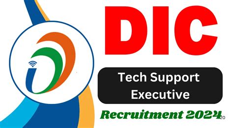 Dic Recruitment Apply Onlinefor Tech Support Executive