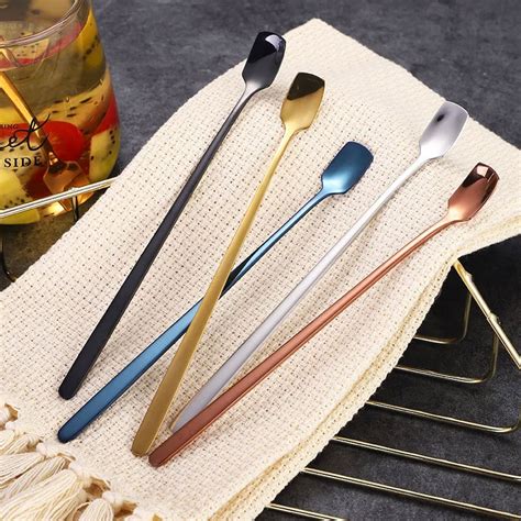 JUICI Sendok Teh Gagang Panjang Long Tea Spoon Stainless Steel 15cm