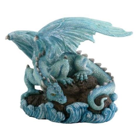 White Ice Dragon Figure - Dragon Figurines Canada