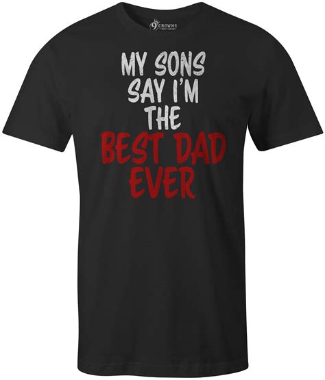 9 Crowns Mens Funny Best Dad Super Cool Fathers Day T Shirts Ebay