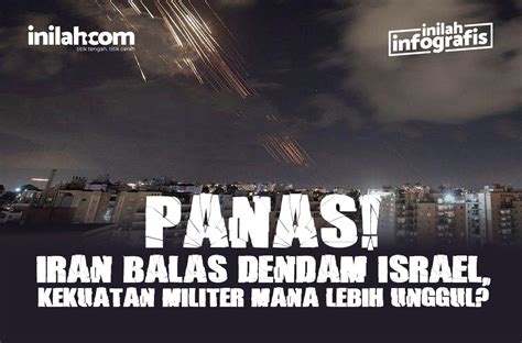 Infografis Panas Iran Balas Dendam Israel Kekuatan Militer Mana