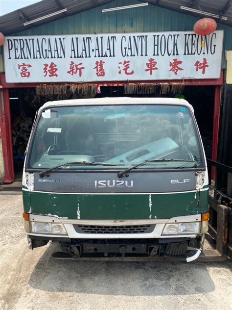 Isuzu Hicom NPR72 3 Ton Cabin Half Cut LORRY USED SPARE PARTS ENGINE