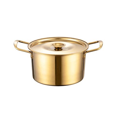 Korean Noodle Pot Cooker Fast Heating Stainless Steel Multipurpose