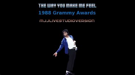 Michael Jackson The Way You Make Me Feel Live Studio Version Grammy