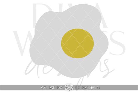 Sunny Side Up Egg Clipart Svg Graphic By Diva Watts Designs · Creative Fabrica