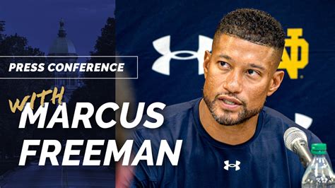 Video Notre Dame Hc Marcus Freeman Post Purdue Irish Sports Daily