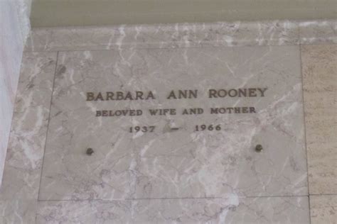 Barbara Ann Rooney 1937 1966 Find A Grave Memorial