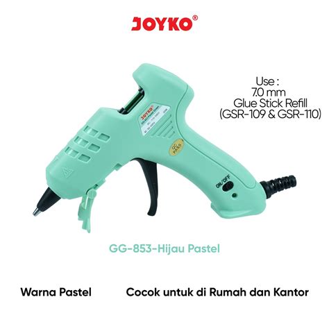 Jual Glue Gun Lem Tembak Joyko GG 853 20 Watt Pastel Color Shopee