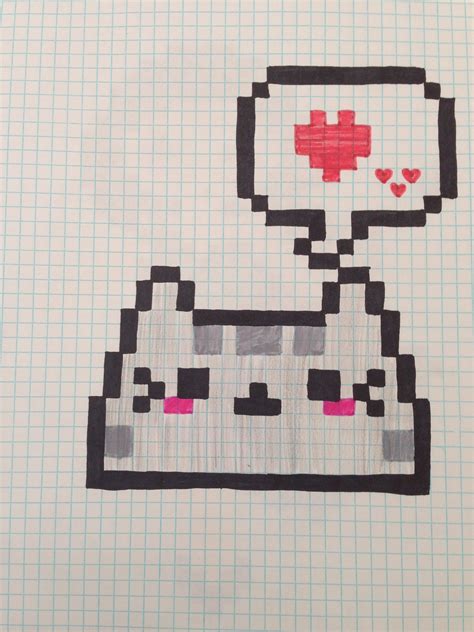 Graph Paper Drawings Graph Paper Art Easy Drawings Sketches Doodle