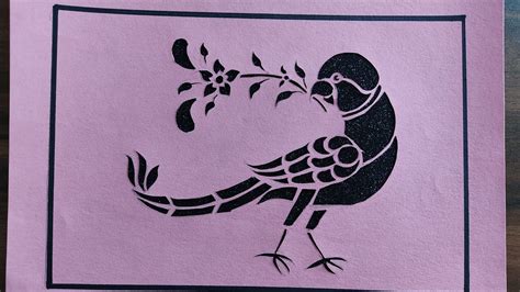 Sanjhi Art Tutorial Stencil Paper Cutting Art Art Of Mathura