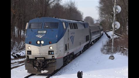 Amtrak Vermonter Train South Youtube