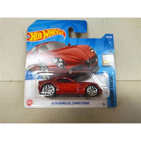 ALFA ROMEO 8C COMPETIZIONE 7 10 FACTORY FRESH 1 64 HOT WHEELS BCN STOCK CARS