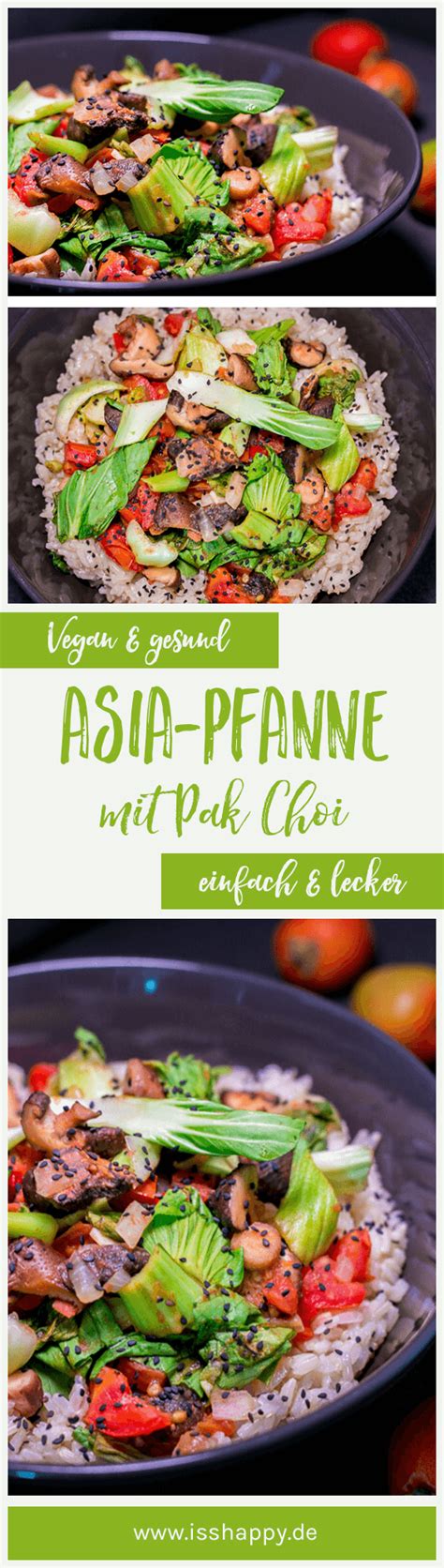 Vegane Asia Pfanne Mit Chinakohl Und Pilzen Einfach Gesund Lecker