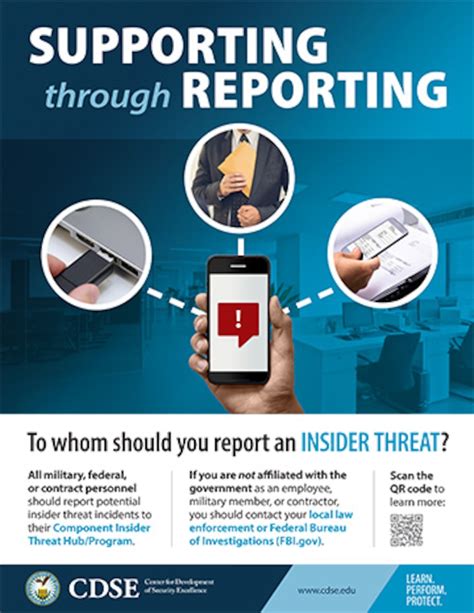 Insider Threat Supporting Through Reporting Center For Development Of