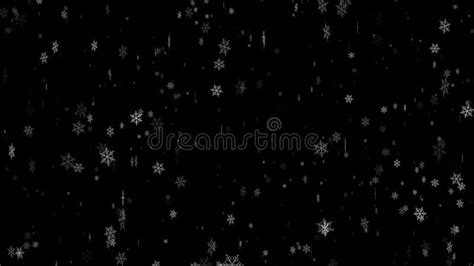 Snow Falling Seamless Loop Animation For Your Christmas And New Year