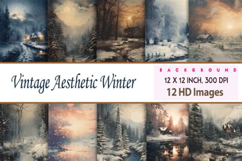 Vintage Aesthetic Winter Graphic by Design Hut · Creative Fabrica