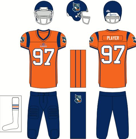 Amsterdam Admirals Uniform - Home Uniform - NFL Europe (NFLE) - Chris ...