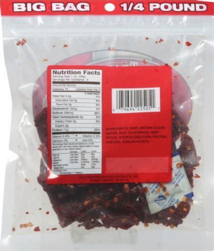 Old Trapper Hot Spicy Beef Jerky 4 Oz Ralphs