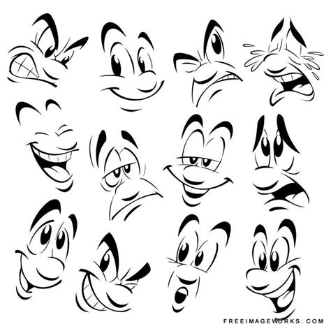 59 best images about Facial expressions on Pinterest | Cartoon faces ...