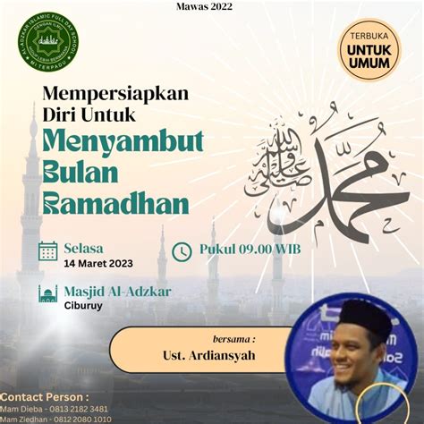 Mempersiapkan Diri Untuk Menyambut Bulan Ramadan Al Adzkar Islamic