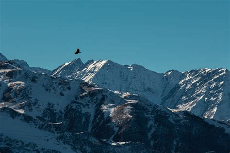 White and Black Snowy Mountain Under Blue Cloudy Sky · Free Stock Photo