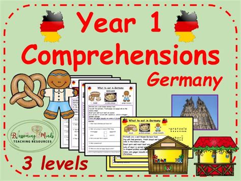 Year Germany Reading Comprehensions Teaching Resources