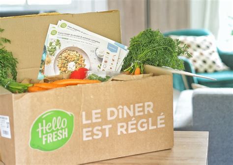 Hellofresh ma box cuisine préférée avis tests code promo