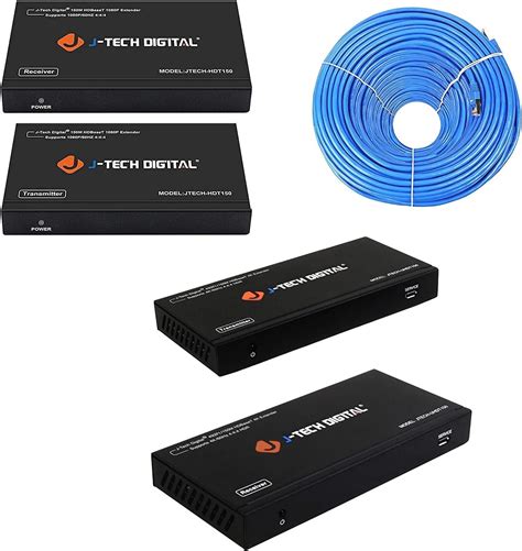 Amazon J Tech Digital HDBaseT Long Range 492ft HDMI Extender1080P