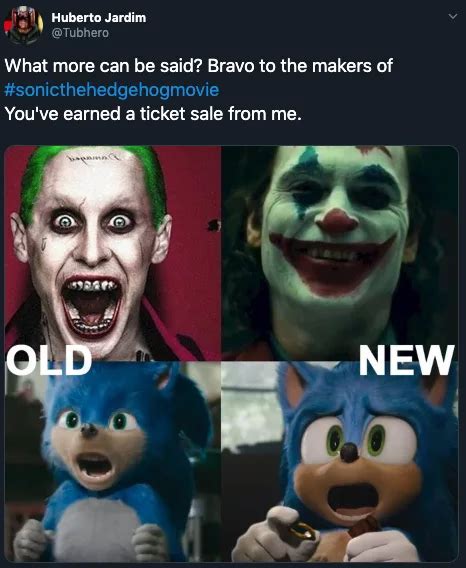 New Sonic Movie Trailer Memes Sonic Movie Hedgehog Movie Sonic