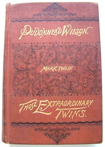 1894 MARK TWAIN 1st Edition THE TRAGEDY OF PUDD NHEAD WILSON EBay