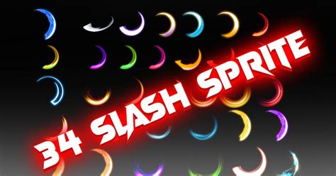 34 Slash Effect Spritesheet 2D | 2D Textures & Materials | Unity Asset Store