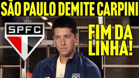 PLANTÃO URGENTE SÃO PAULO DECIDE DEMITIR THIAGO CARPINI YouTube