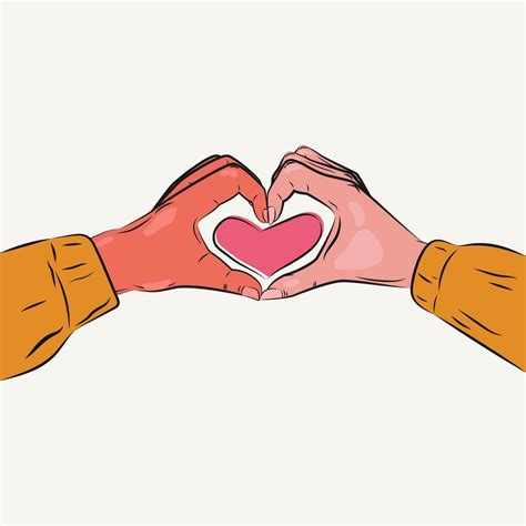 Couple Making Love Hand Sign Design Illustration 47582394 Vector Art At