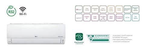 Lg Air Conditioning Deluxe Dc12rk Nsj Wall Mounted Heat Pump 3 5kw