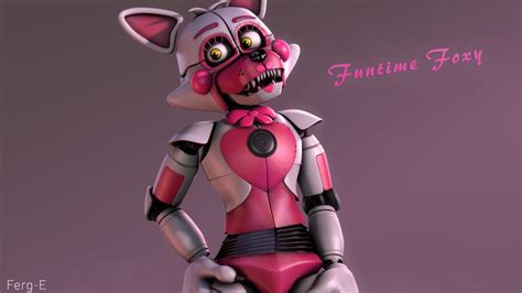 Fnaf Sfm Funtime Foxy Wallpaper Remake By Ferg E On Deviantart