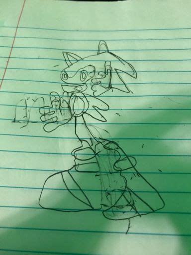 My Sonic Drawing Sonic The Hedgehog Amino