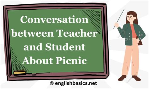 Conversation Between Teacher And Student About Picnic English Basics