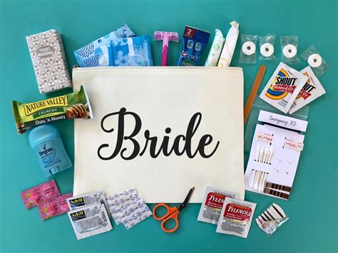 Custom Bridal Emergency Kit Large Bride Survival Kit Etsy Bride