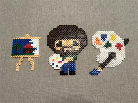 Bob Ross Perler Bead Set Etsy