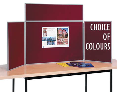 Table-top Display Boards | Folding Display Panels - Displaykit