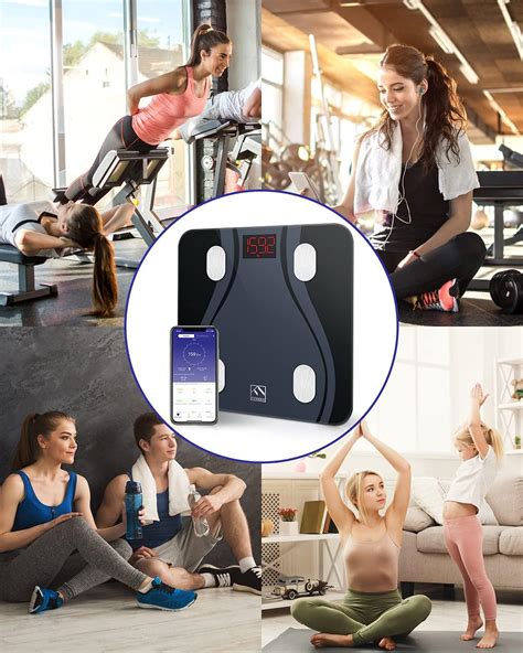 Fitindex Smart Bluetooth Body Fat Scale With Upgraded App High