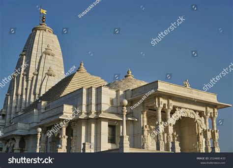 Shri Lakshmi Narayan Temple Jaipur City Stock Photo