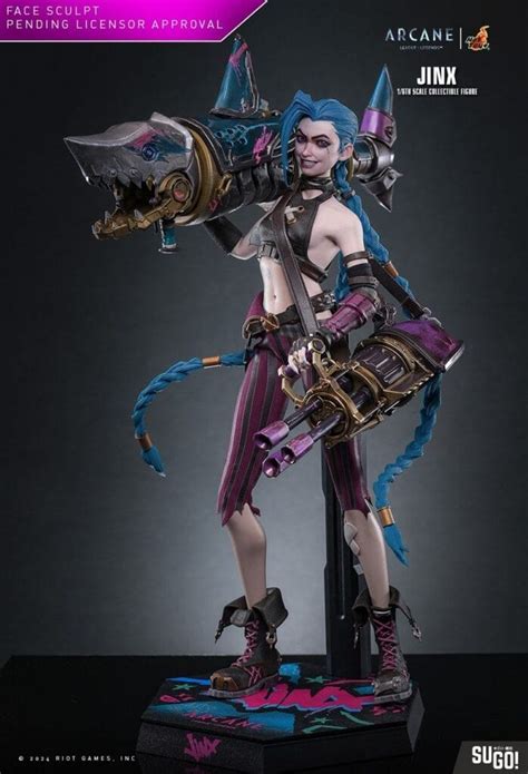 Hot Toys League Of Legends Arcane Jinx TV Masterpiece TMS Action