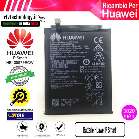 Ricambi Batterie Huawei P Smart Rfv Technology