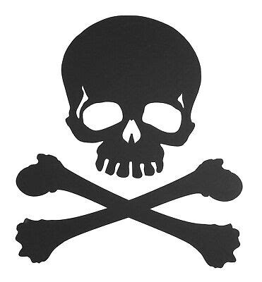 Skull Crossbones Vinyl Decal Sticker For Car Truck Laptop Etc EBay