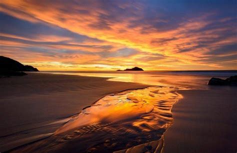 sunset, Beach, Landscape Wallpapers HD / Desktop and Mobile Backgrounds