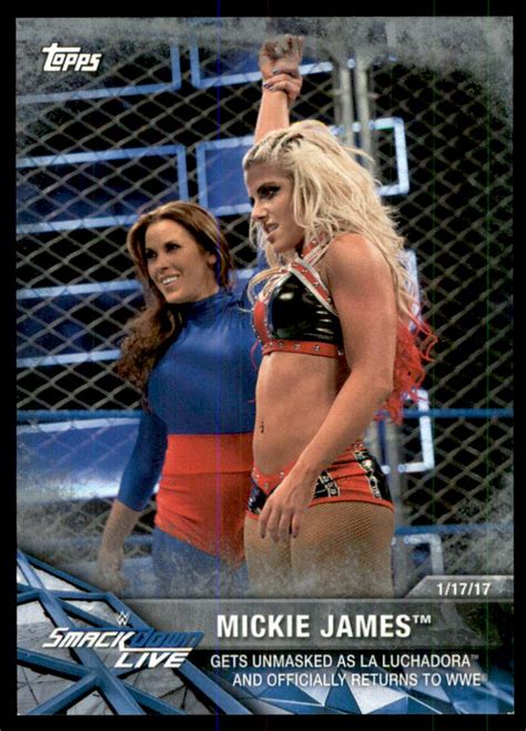 2017 Topps WWE Women S Division WWE Matches And Moments Blue WWE24