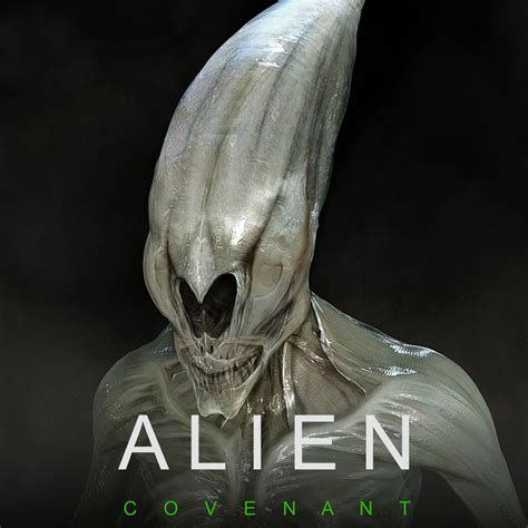 Early Neomorph Concept Art for Ridley Scott's Alien Covenant, COLIN ...