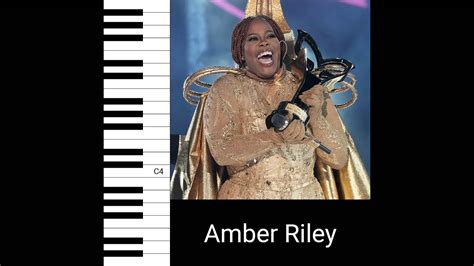 Amber Riley Gravity The Masked Singer Vocal Showcase Youtube